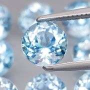 Matched! 9 piece 9.20ct full fire sky blue Topaz set