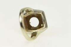 14K Yellow Gold Art Deco 6.5mm Diamond Engagement Setting Ring