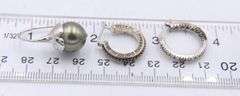 Group Lot of Vintage 925 Sterling Silver Earrings
