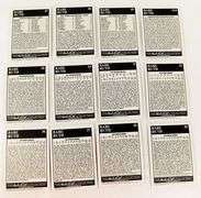 12 Babe Ruth 1992 Black/White Baseball Cards
