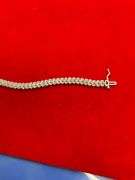 CERTIFIED BRAND NEW 14K WHITE GOLD AND DIAMOND BRACELET . 4..00 CARATS