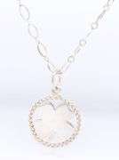 Tiffany & Co Clover Pendant on 18 inches chain Necklace