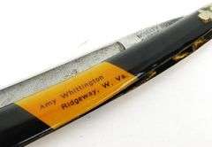 Rare 1879 Portrait Straight Edge Razor with Box