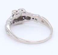 Antique Transition Cut and Single Cut Diamond Ring