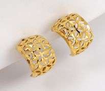 Useful , Feminine J Hoop Earrings