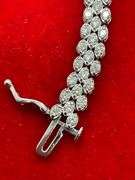 CERTIFIED BRAND NEW 14K WHITE GOLD AND DIAMOND BRACELET . 4..00 CARATS