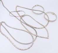 Group Lot of Italian Vintage 925 Sterling Silver Jewelry