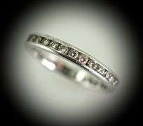 Popular Platinum Diamond Eternity Band