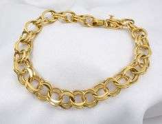 Classic 14k YG Charm Bracelet