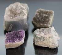 Attention grabbing 615ct Amethyst in Matrix set