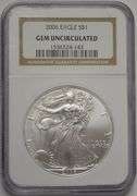 2006 American Silver Eagle NGC Gem Uncirculated
