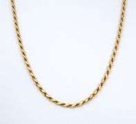 Popular 14k Diamond Cut Rope Necklace