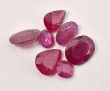 Brilliant Collection of 18.51CTS Ruby Gemstone Parcel