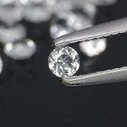 Glittering 3.03ct UNHEATED diamond white Topaz set