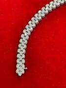 CERTIFIED BRAND NEW 14K WHITE GOLD AND DIAMOND BRACELET . 4..00 CARATS
