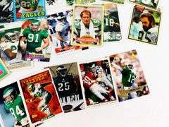 Lot of 26 Philadelphia Eagles Football Cards