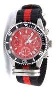 Invicta pro Der 40mm Red Nylon Band Watch