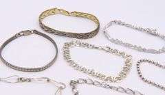 Group Lot of 11 Vintage 925 Sterling Silver Bracelets