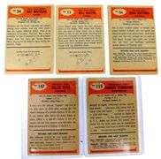 5 Bowman Gum 1955 Football Cards