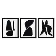 Triptych de la serie Etres Ou Fantomes by Vasarely