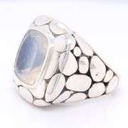 John Hardy Kali White Topaz Pebble Ring