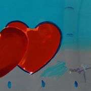 Two Hearts as One by Peter Max