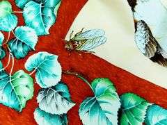 Authentic Vintage Hermes La Vie au Grand Air Silk Scarf