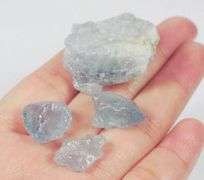 Gorgeous 163ct uncut Celestite set