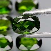 Top forest green 3.29ct Chrome Diopside set