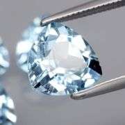 Superb quality 8.86ct 4 pc sky blue Topaz set