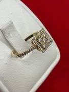CERTIFIED BRAND NEW 14K GOLD AND DIAMOND RING