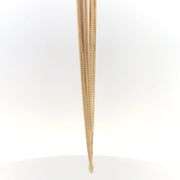 14K Yellow Gold 1.4mm Classic Link Snake Chain Vintage Necklace