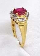 Attractive Ruby and Diamond Ring