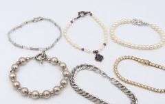 Lot of Vintage 925 Sterling Silver Bracelets