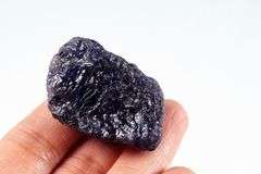 Collectors rich untreated 106ct uncut Iolite