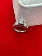 CERTIFIED BRAND NEW 14K WHITE GOLD AND DIAMOND RING