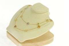 18K Yellow Gold Marco Bicego Jaipur Designer Layered Opera Necklace