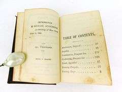 1886 Key of Heaven Miniature Antique Book