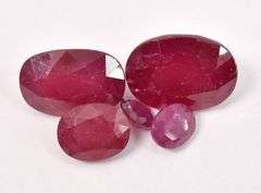 Striking Collection of 26.00CTW Ruby Gemstone Parcel