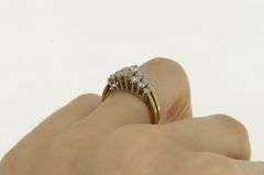 14K Yellow Gold 1.04 Ctw Graduated Diamond Vintage Band Ring