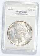 MS66 1925-S Peace Silver Dollar - Graded HCGS