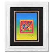Cosmic Flyer With Sun on Blends Ver II by Peter Max