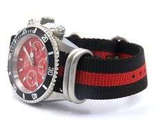Invicta pro Der 40mm Red Nylon Band Watch