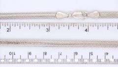 Italian 925 Sterling Silver Mesh Necklace