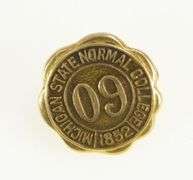 14K Yellow Gold 60 Michigan State Normal College Lapel Pin/Brooch