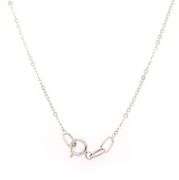 1.00ctw Diamond Plumeria Flower Pendant Necklace in 14K