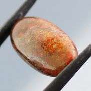 Fantastic 8.15ct cabochon cut from dinosaur bone