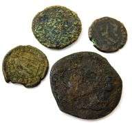 4 Ancient Roman Empire Coins