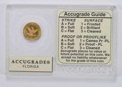 A3-61 1869 $2.50 Liberty Head Gold Quarter Eagle - Accugrade Graded