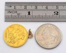 Nice 1911 Sovereign Coin Charm or Pendant